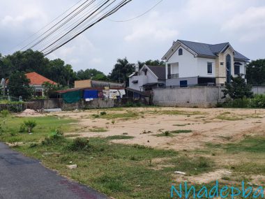 Đất mặt tiền đường đặng nguyên cẩn phường long toàn 262 m2